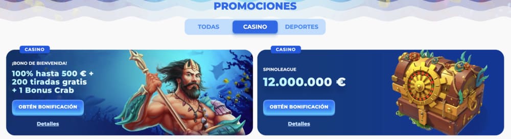 bonos en casino nuevo